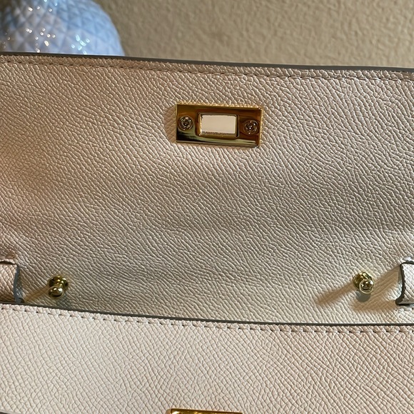 Classic Belted Clutch in White